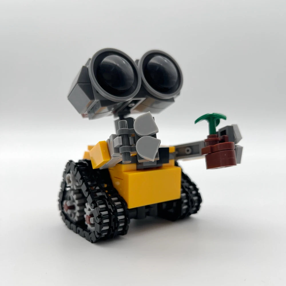 Mini Robot Wall-e MOC Building Blocks Model Bricks Kits Creative Toys for Kids