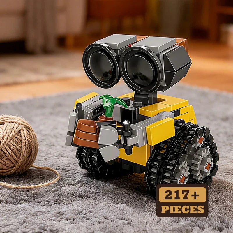 Mini Robot Wall-e MOC Building Blocks Model Bricks Kits Creative Toys for Kids