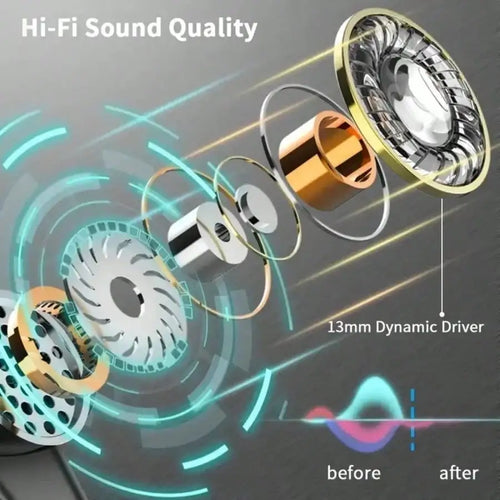 Air Pro Wireless Earphones - Bluetooth TWS with Noise Cancellation & Wireless Charging